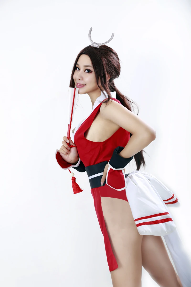 Из серии игр The King of Fighters(Косплэй костюм mai shiranui наряд ручной работы