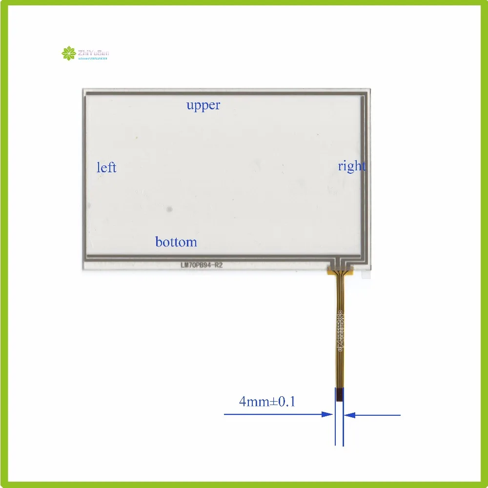 7-дюймовый сенсорный экран LM70PB94R2 164 мм * 103 сопротивление 4 lins стекло touchsensor 164*103