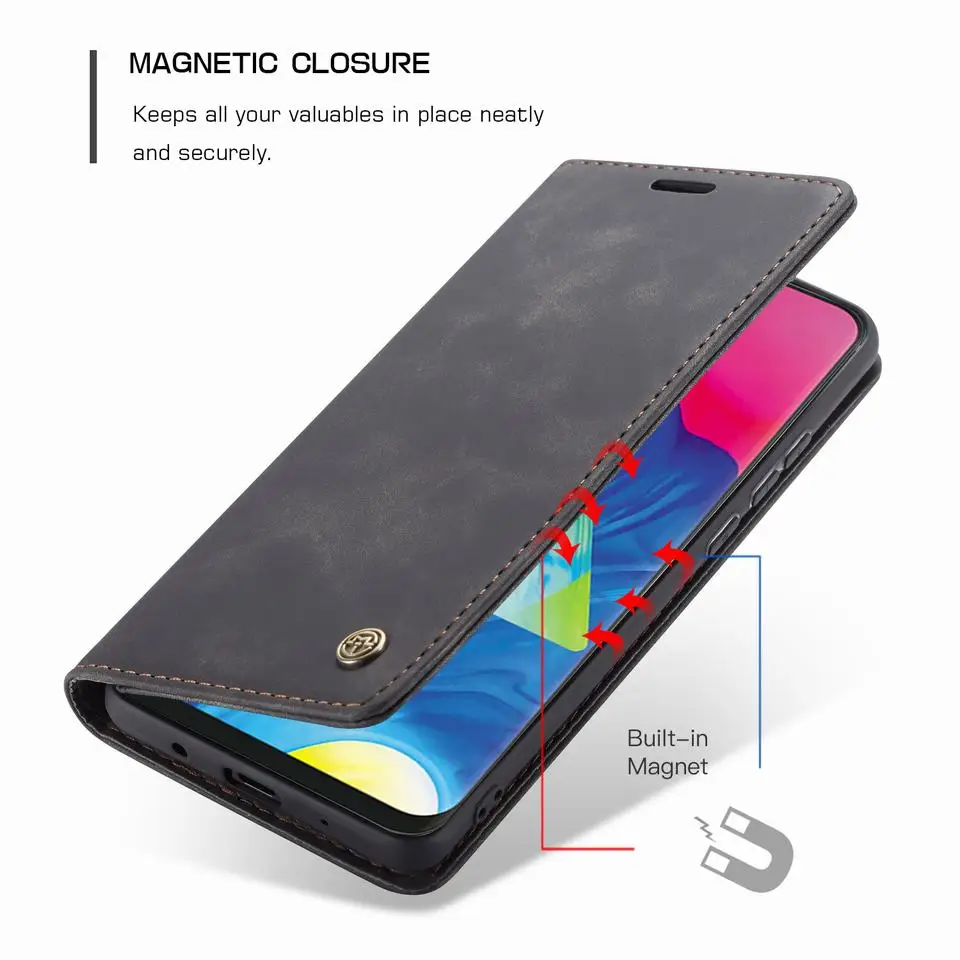 Магнитный флип чехол для samsung Galaxy A10 A 10, кожаный чехол в стиле ретро, чехол для телефона, роскошный держатель для карт, кошелек, чехол на самсунг A10