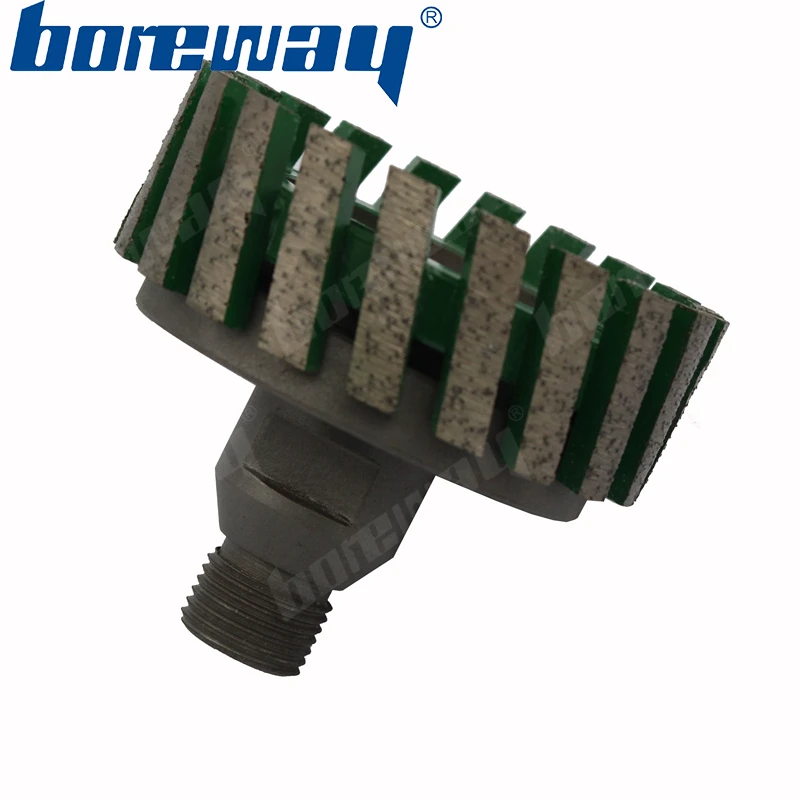 Boreway Поставка много(2 шт) D86x30Tx50H сегментированные алмазные заглушки колеса с 75 мм адаптер для столешницы шлифования