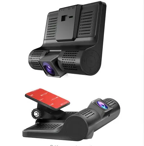 4 0 &quotАвтомобильный видеорегистратор камера с G сенсором 3 объективами