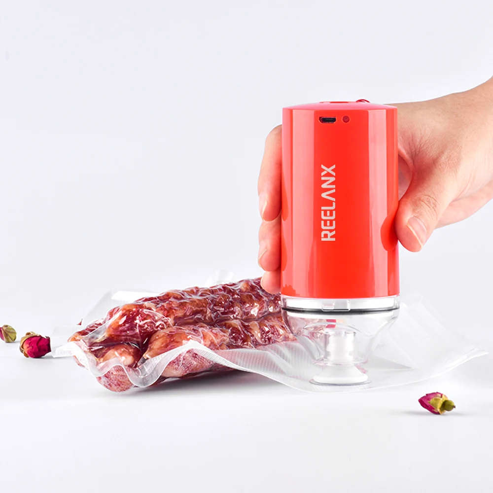 Устройство для сохранения пищевых продуктов с 10 вакуумными пакетами на молнии |