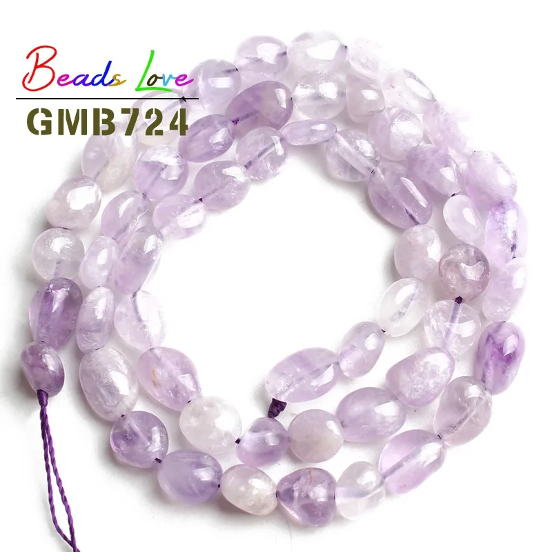 Purple Jade 4-7 мм неправильной формы свободной формы натуральный камень шарик кварц опал Агаты свободные разделительные бусины для самостоятельного изготовления ювелирных изделий браслет 15 дюймов - Цвет: Purple Jade