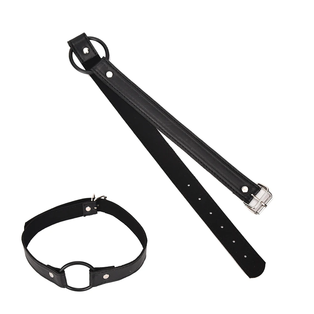

Double O Ring Bondage Mouth Gag Fetish Metal Open Mouth Gag For Women Flirt Resistance Bands For Couples