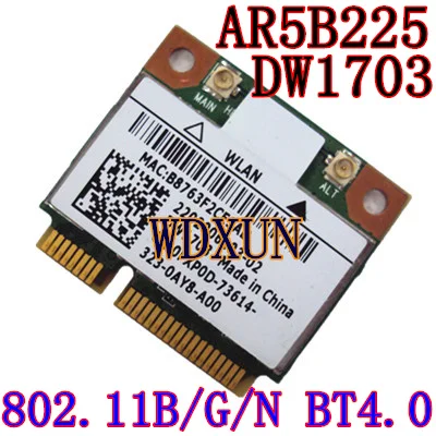 Мини Pci e AR5B225 Wi Fi беспроводная сетевая Lan карта подходит для Dell DW1703 Vostro 470 2420 2710 V1440