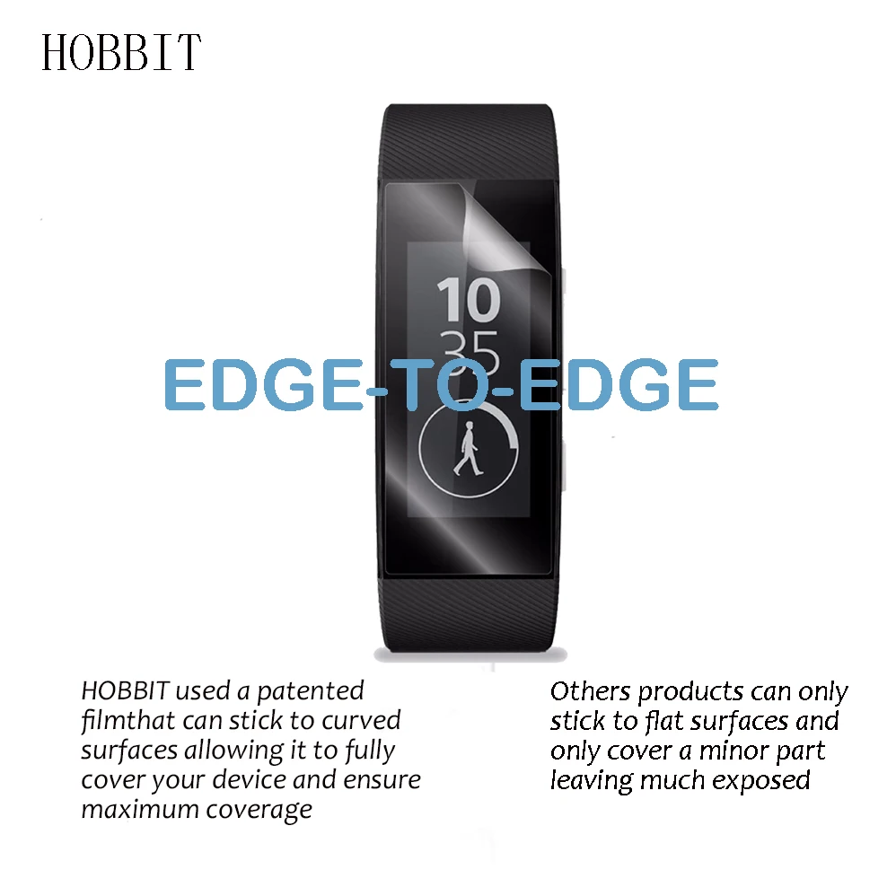 3 упаковки для Sony SmartBand Talk SWR30 полное покрытие мягкая ТПУ Защита экрана от