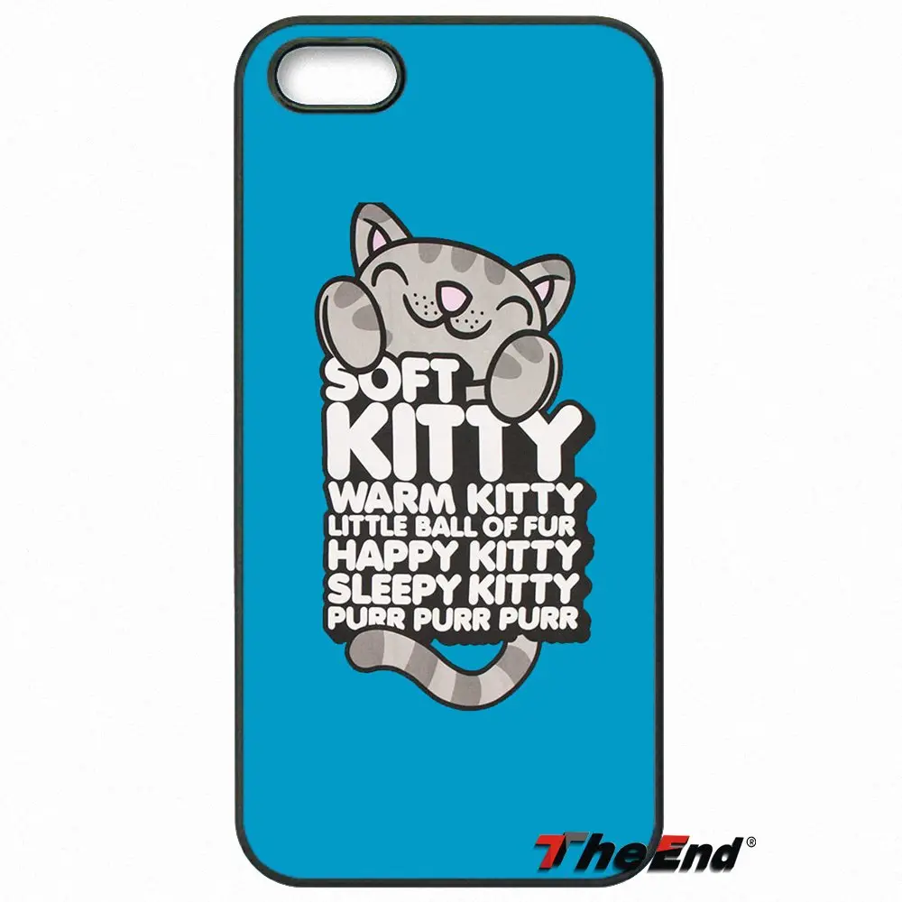 Кошки мягкий котенок песня Теория большого взрыва чехол для iPhone X 4 4S 5 5C SE 6 S 7 8 плюс