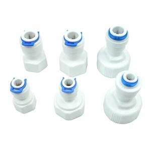 RO аксессуары для очистителя воды обратный осмос, аквариумная система, Соединительный штуцер, Женский быстрый разъем 14 