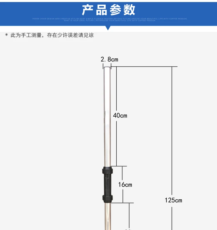

125cm aluminum alloy boat paddles with detachable hand paddle suitable for all kinds of wooden boat ONE PAIR)