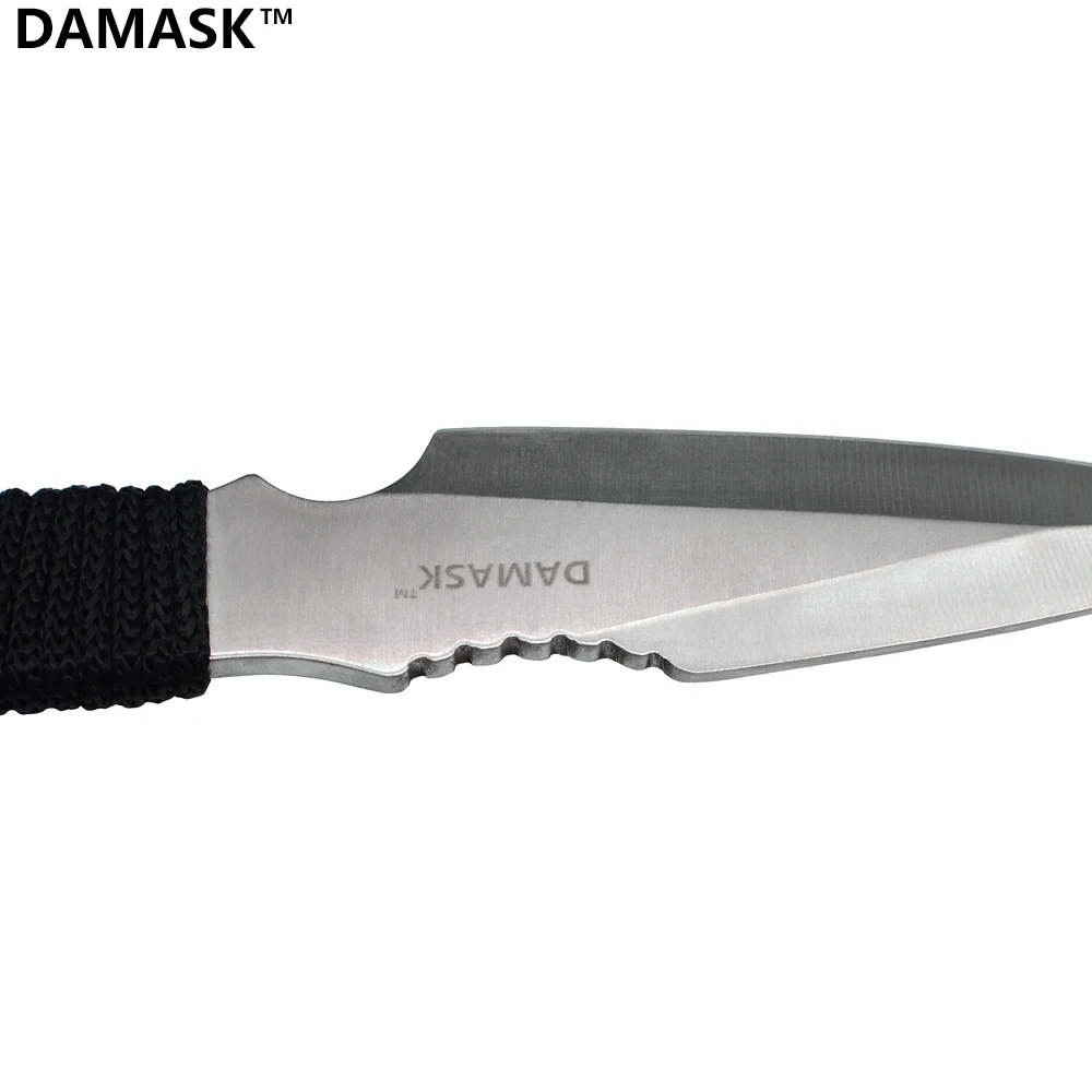 Дамасской бренд высокое качество фиксированным лезвием Тактический Ножи острый