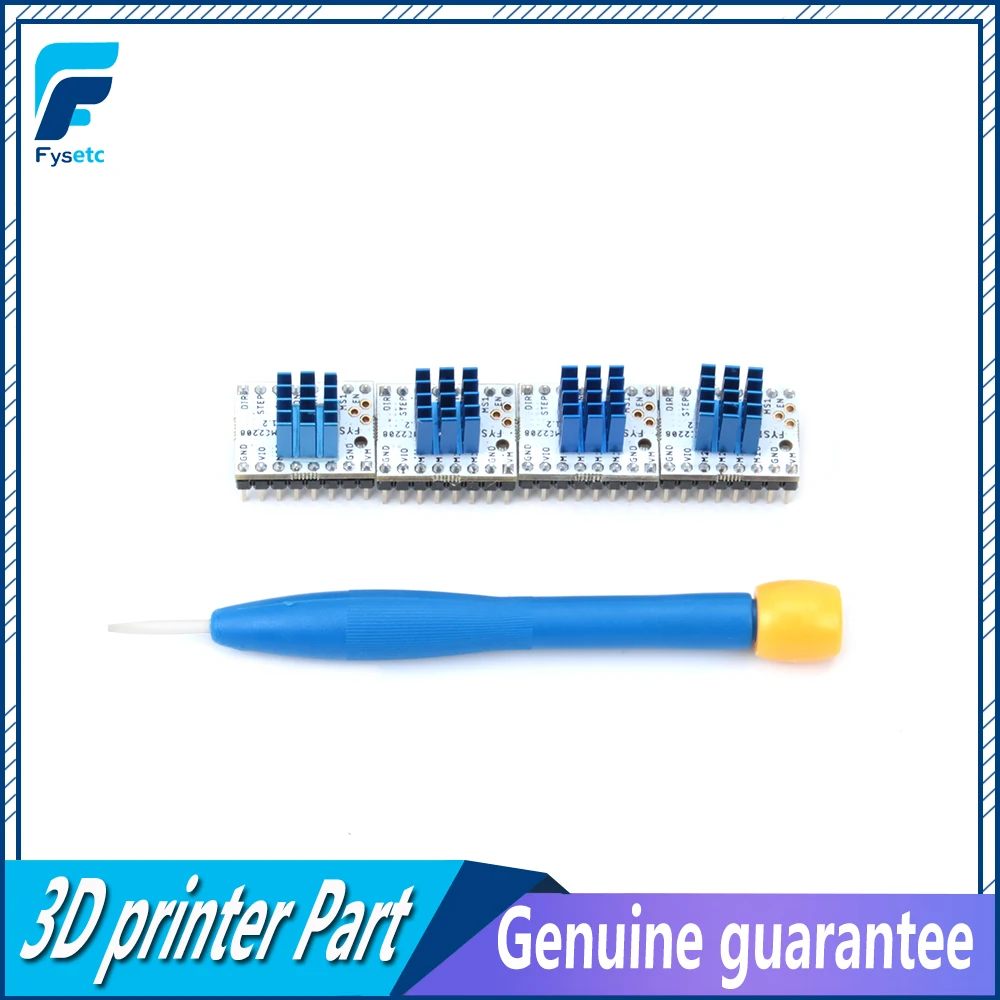 100pc TMC2208 v1.2 Stepping Motor Mute Driver Stepstick Power Tube Built-in Driver Current 1.4A Peak Current 2A Replace TMC2100