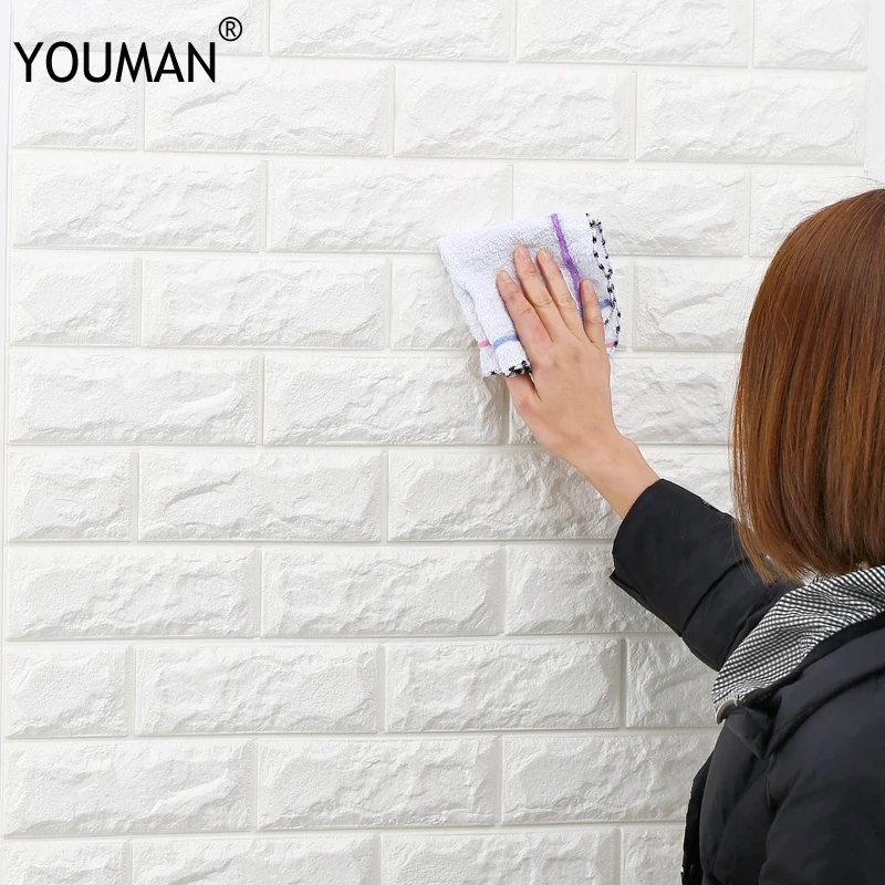 Обои YOUMAN 70 см X 77 ПЭ пена 3D наклейки на стену панели для гостиной кирпичные обои