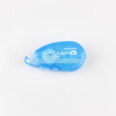 blue 1 шт. 8 м KOKUYO Милая оригинальность Dotliner мини с двухсторонней клеющей поверхностью клейкая лента пунктиформа клей обучения канцелярские принадлежности инструмент Kawaii - Цвет: blue