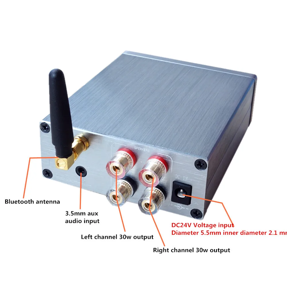 BT WL15 классический TDA1521 Bluetooth v4.0 аудио усилитель класса А двухканальный BTL выход