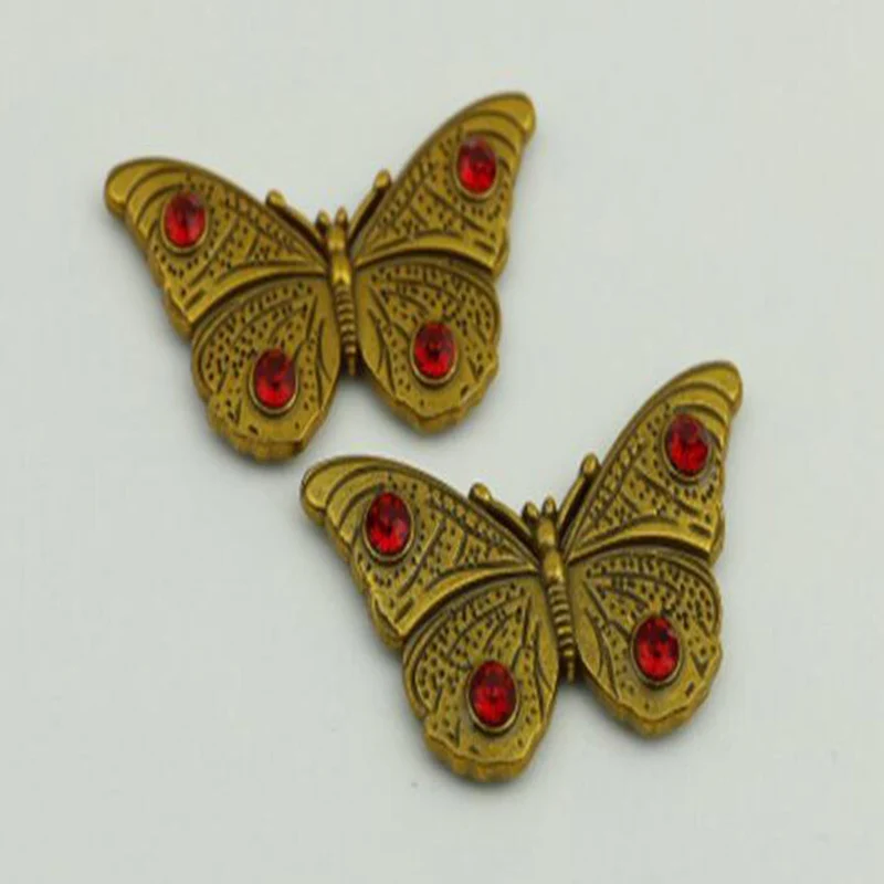 10pcs/lot luggage bag hardware accessories metal butterfly buckle decorated shoe adornment | Багаж и сумки