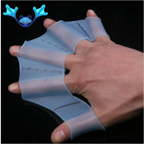Free Shipping silicone material palm swimming fins for hands_sailor webbed flying fish gloves flippers | Спорт и развлечения