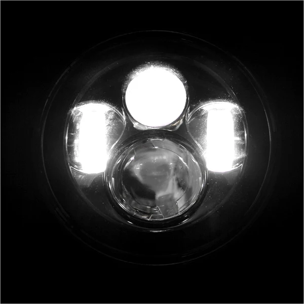 7 &quotкруглый светодиодный Hi Lo для фар мотоцикла Harley &amp джип фары проектор HID супер