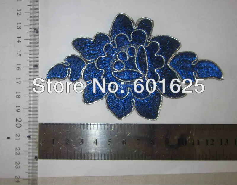 New fashion hot salleing iron-on embroidered motif  100pcs/lot