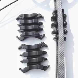 1 пара резиновых наконечников для лука, вибрирующий демпфер для лука глушители стабилизаторы для раздвоенных конечностей, составных луков