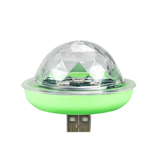 green shell 4W RGB Ночной светильник детский USB ночной Светильник звук вечерние светильник s датчик голосового управления декоративный светодиодный светильник s диско Dj сценический ночной Светильник - Испускаемый цвет: green shell 4W