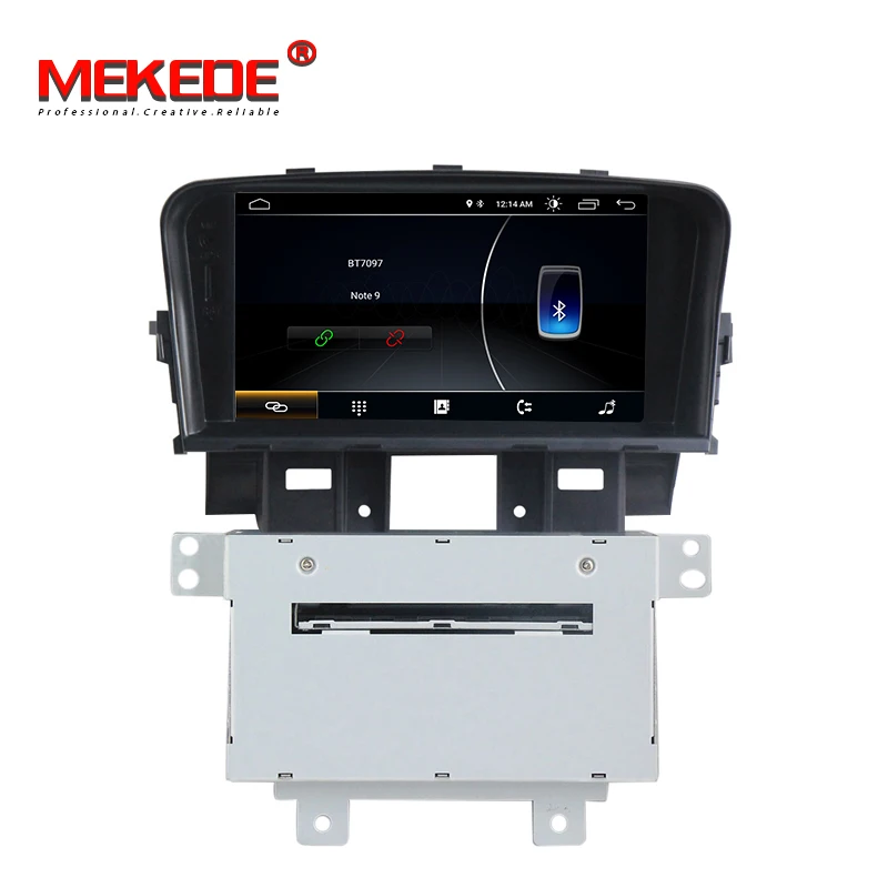 MEKEDE HD Автомобильный Радио Мультимедиа Видео плеер навигация gps Android 8,1 для Chevrolet CRUZE аксессуары седан dvd 2011