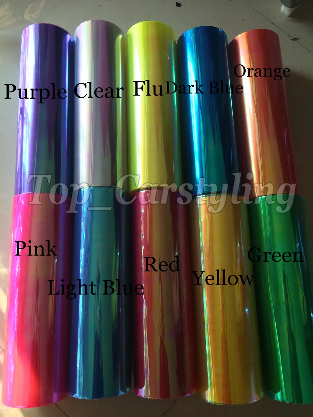 3 Rolls Purple Chameleon Headlight Tint Film For Car Taillight Fog Vinyl PROTWRAPS NEO CHROME Headlamp Tinting size0.3X10m/Roll |