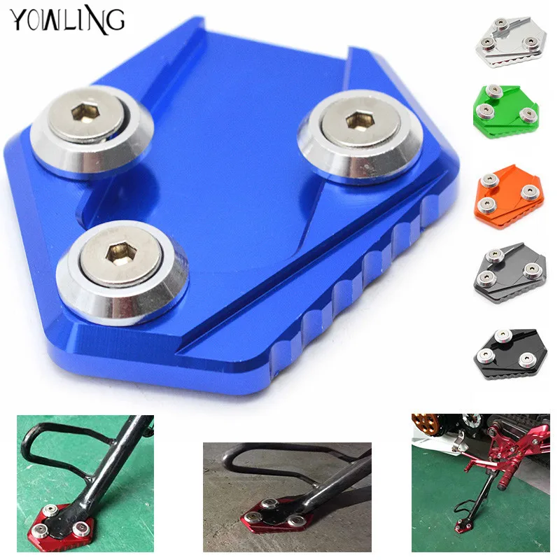 

Motorcycle Side Stand Enlarge For honda Grom 125 MSX125 2014 2015 stand motorbike Kickstand Side Stand Plate Enlarge caballete