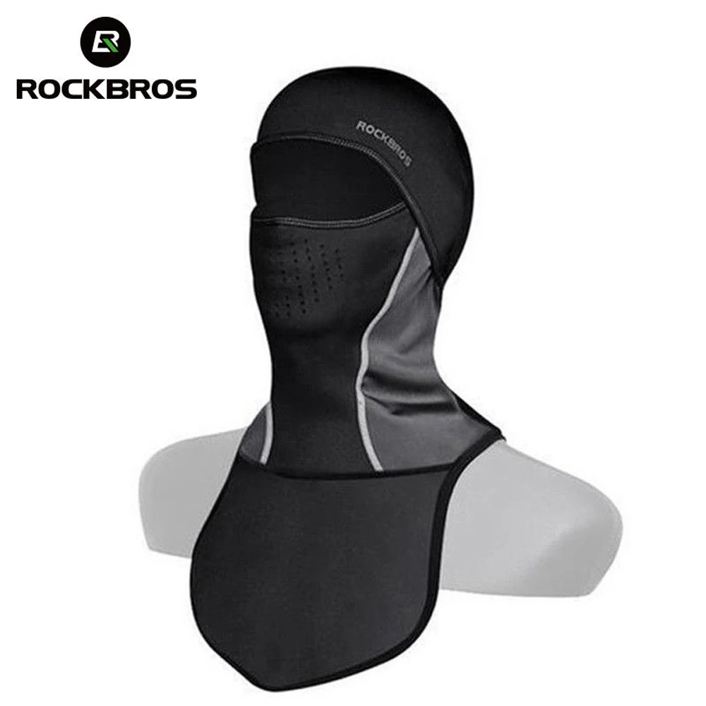 ROCKBROS зимние велосипедные шапочки флисовые изолированные ветрозащитные велосипедные маски лыжный скейтборд СПОРТИВНЫЙ РЫБОЛОВНЫЙ шарф Балаклава головные уборы