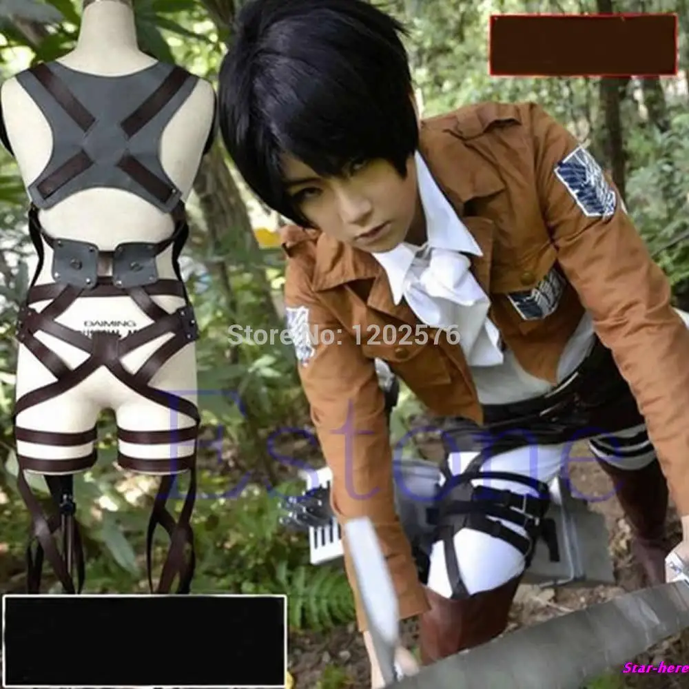 Косплей атака на Титанов Shingeki No Kyojin Recon Corps Belt Hookshot Cos костюм