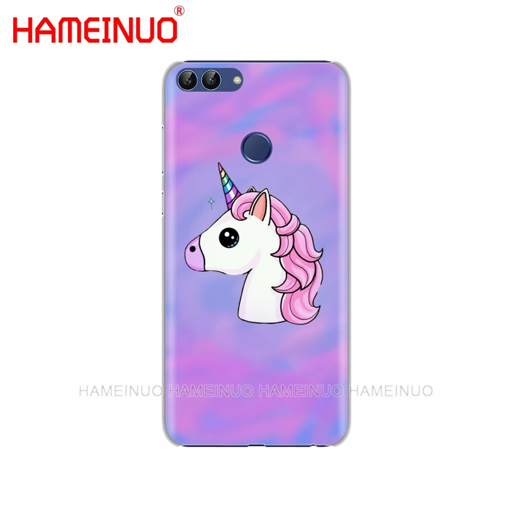 HAMEINUO Радужный Единорог Чехол для мобильного телефона huawei Honor 7C Y5 Y625 Y635 Y6 Y7 Y9 Prime PRO