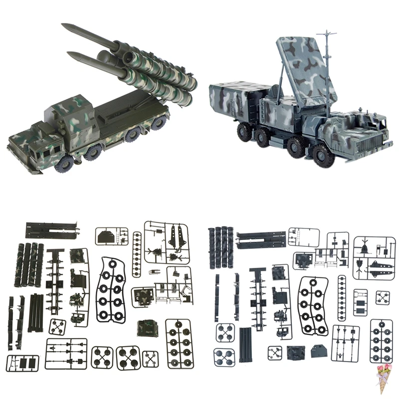 TOYZHIJIA 1:72 s 300 ракетные системы радар автомобиль Собранный военный модель