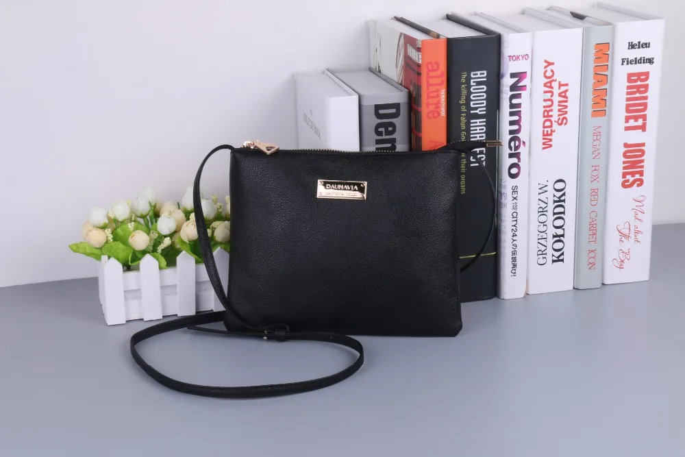 Bokinslon Crossbody Bag Woman Simple Chic Women PU Leather Bags Temperament Portable Female Small Shoulder | Багаж и сумки