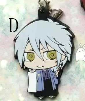 D 1 шт. брелок каваи аниме Psycho-Pass Shinya Kogami Tsunemori Akane подвеска брелок для телефона ремешок брелок - Цвет: D