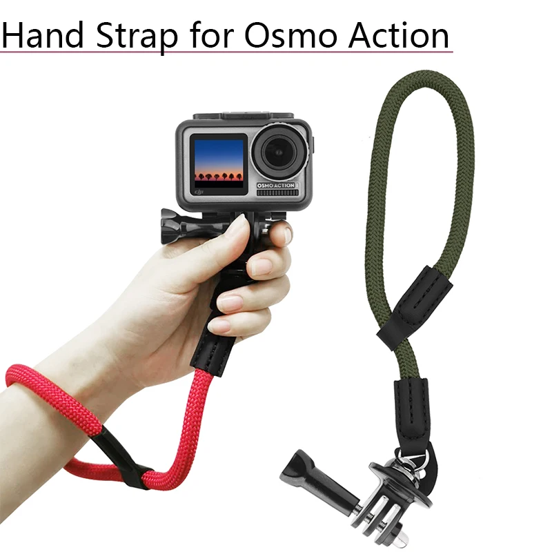 

Handheld Lanyard Sling Copper Nut Adapter Safety Hand Strap Belt for DJI OSMO ACTION Sports Camera Accessories