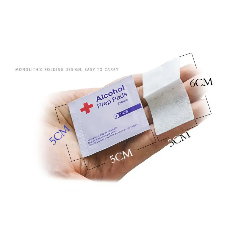 20-50-100 шт дезинфекция спирт Prep Pad герметичные стерильные медицинские прокладки для дома путешествия на открытом воздухе лагерь аптечки аксессуары