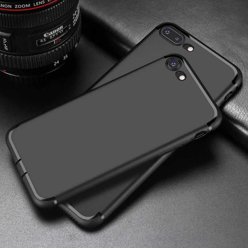 Ультратонкий Мягкий чехол для iPhone SE 6 s 6s 7 8 Plus силиконовый матовый X 10 5 5S сотового