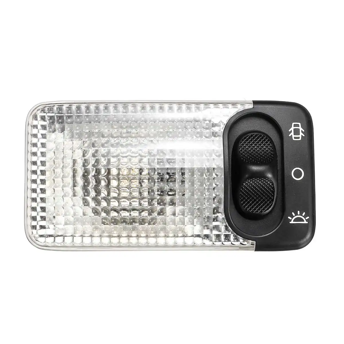 Light 1 комплект, автомобильный передний внутренний купольный светильник для чтения, лампа и светильник, Защитная панель для peugeot 206 207 для Citroen C2 9625049077 - Испускаемый цвет: Light