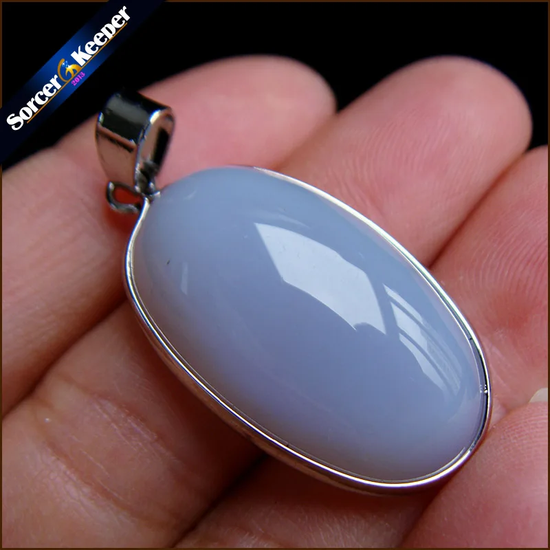 A + настоящий натуральный драгоценный камень синий халцедон Агат Кабошон бусины