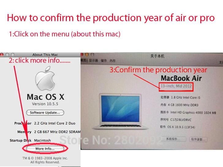 2010 2011 Apple Macbook Air A1369 A1370 SSD 512GB твердотельный накопитель