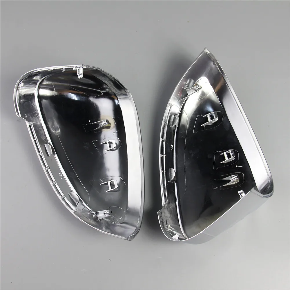 For Audi B9 A4 A5 S4 a Pair of Matte Chrome Rearview Mirror Shell Cover Protection Cap | Автомобили и мотоциклы