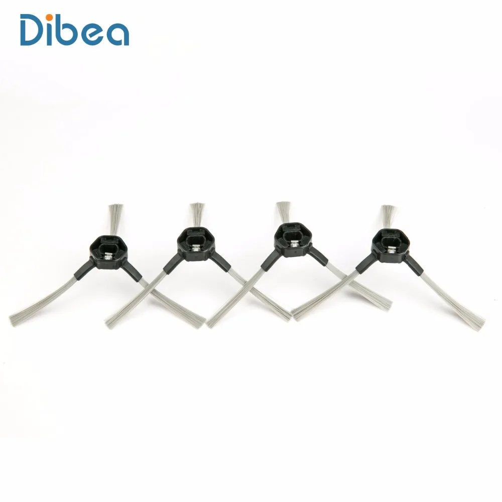 2 пара боковая щетка для Dibea D960 пылесос дома анти-клубок Автоматическая уборки