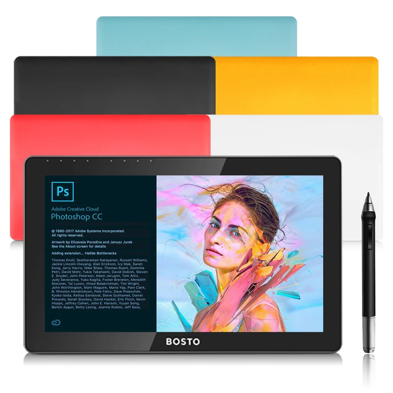 BOSTO KINGTEE 13HDV4 Графика Tablet монитора к DrawTablet монитор Интерактивная ручка Дисплей