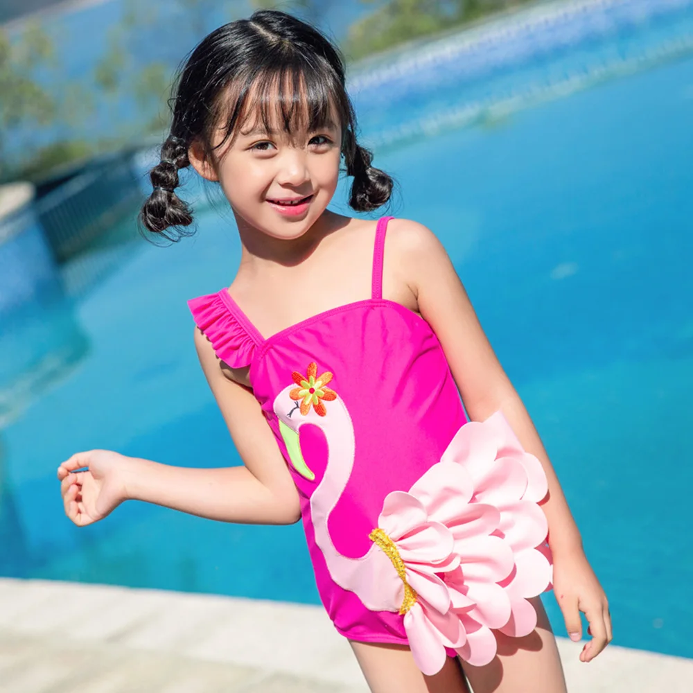 2019 Детские купальники для девочек Цельный Детский купальник детский купальный