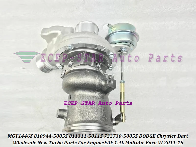 Turbo MGT1446Z 811311 810944 722730 810944-5005S 811311-5011S 722730-5005S для Dodge Chrysler Dart EAF 1.4L MultiAir Евро VI |