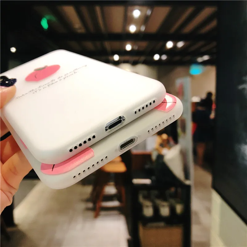 3D Emboss Watermelon Case For iPhone X 8 7 Plus 6 6s 5 5s SE Phone Cases Summer Peach Fruit Flower Soft Silicone TPU Cover |