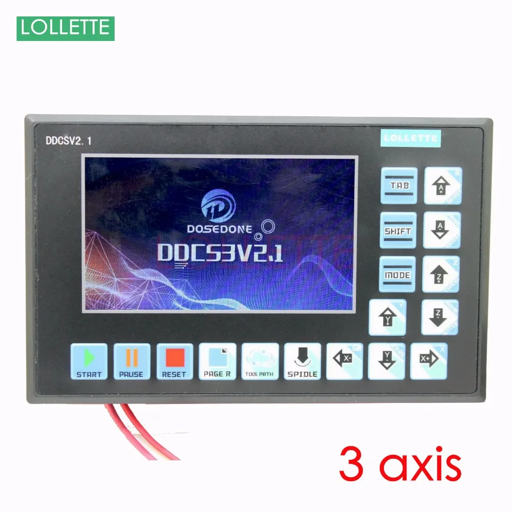 DDCSV2.1 3 оси ЧПУ контроллер панель шаговый Серводвигатель скорость plc гравировка