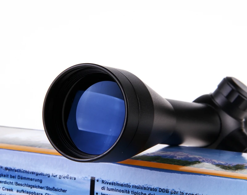 3 9x40 Тактический прицел с красным лазером двойной подсветкой Mil dot W/Rail Mount Pro