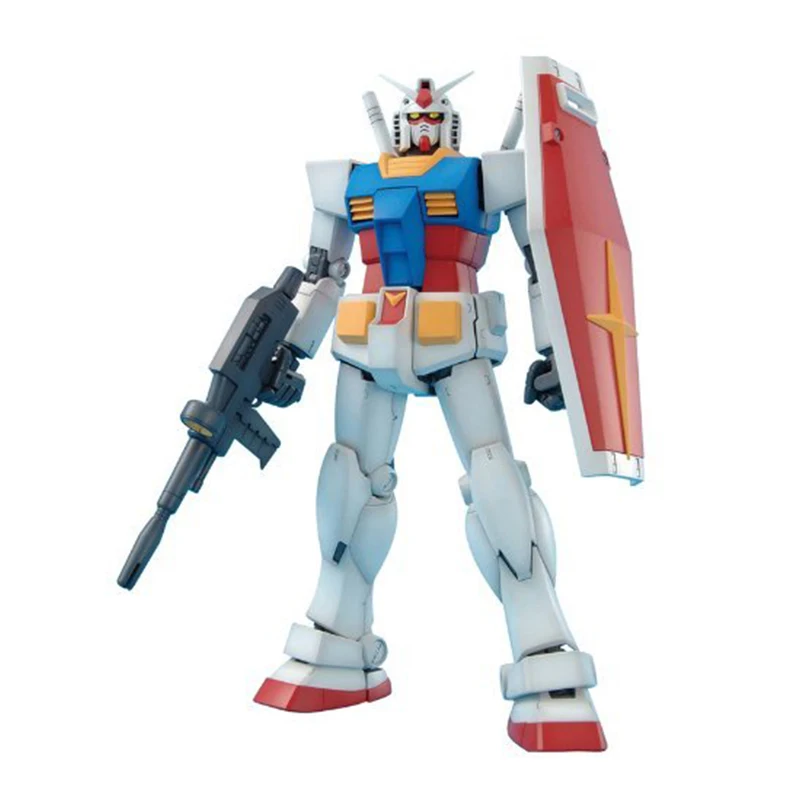 Bandai Gundam 1/100 MG RX 78 2 GUNDAM VER.2.0 мобильный костюм сборные модели наборы экшн фигурки