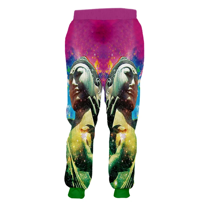 OGKB Jogger брюки для мальчиков популярные свободные с 3D принтом Будды спортивные