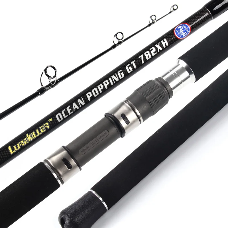 Япония Полный Fuji GT bluefish Popping Rod Лодка 2 35 м высокоуглеродистая мощная спиннинговая